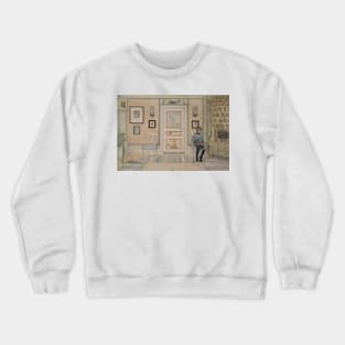 In the Corner. From A Home by Carl Larsson Crewneck Sweatshirt